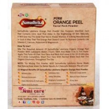 Samudhrika Pure Organic Orange Peel Powder 100g