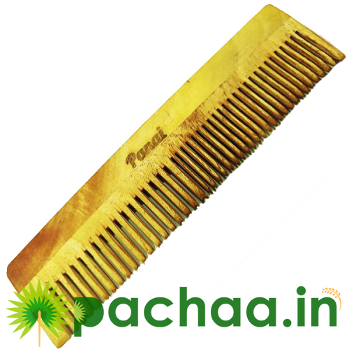 Wooden Dual Tooth Neem Regular Comb (மர இரட்டை பல் வேம்பு சீப்பு)