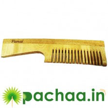 Wooden Wide Tooth Rake Pocket Neem Comb (மர அகல பல் வேம்பு பாக்கெட் சீப்பு)