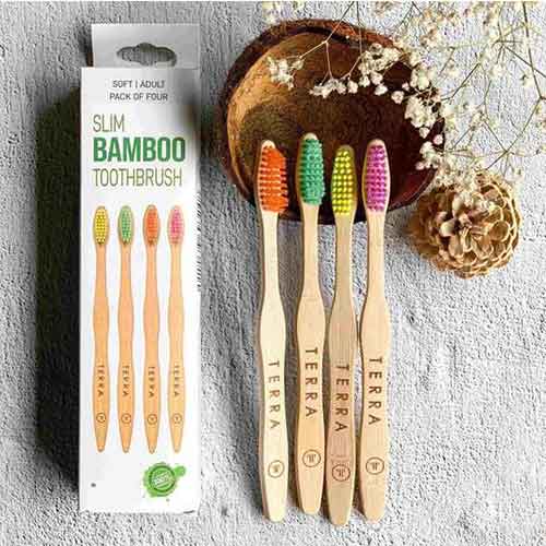 Bamboo Tooth Brush - Family Pack (குடும்ப பேக் பற்குச்சி)