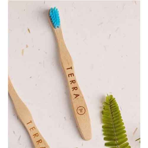Bamboo Tooth Brush - Kids Blue (நீல பற்குச்சி)