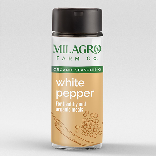Organic White Pepper (Safed Mirch) Powder 90g