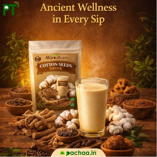 Cotton Seeds Malt 80G – Paruthi Paal Mix | Traditional Tamil Health Drink