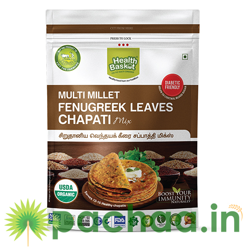 Millet Fenugreek Leaves Chapati Mix சிறுதானிய வெந்தய இலை சப்பாத்தி மாவு 500g