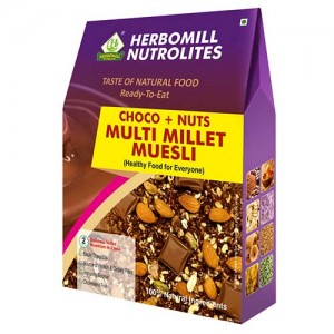 Herbomill Choco Nuts Multi Millet Muesli 250g