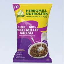 Herbomill Choco Nuts Multi Millet Muesli 20g