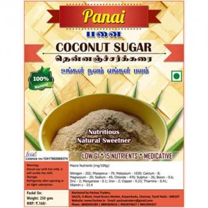 Panai Coconut Jaggery Sugar (Powder) 250gms - தென்னை சர்க்கரை